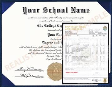 Buy Replacement and Novelty Fake College & University Diploma and Transcripts